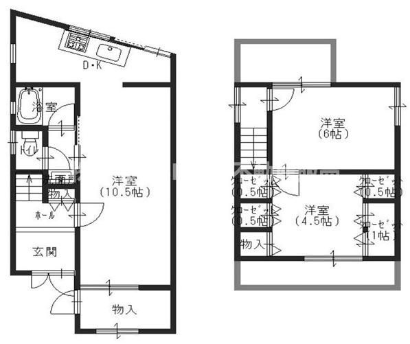 五条町中古戸建の間取り|2025年8月に内装リフォーム済みで即入居可能♪
収納豊富で使いやすい間取りです！