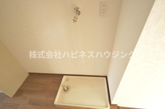 奥富マンション２の設備|室内洗濯機置き場あり