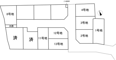 【区画図】 | 大津市今堅田1丁目10付近　分譲地 | 12号地