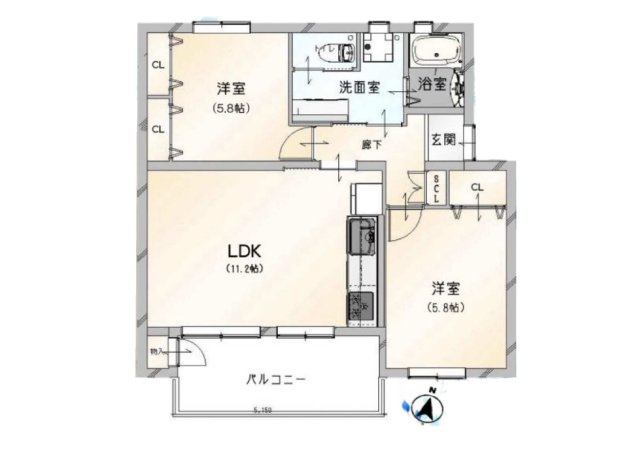 【間取り】 | たまプラーザ団地6街区3号棟
