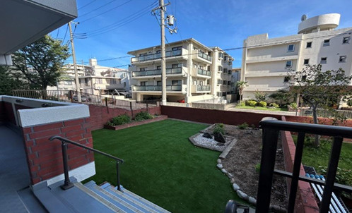 ジークレフ東灘の庭|専用庭48㎡＋バルコニー24.40㎡で広々としたお庭