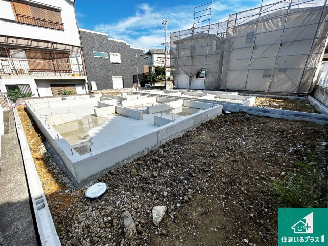 堺市中区深阪　第4期　新築一戸建ての外観|現在の進捗状況です！順調に作業進行中、完成が待ち遠しいです！詳細の間取り等、お気軽にお問い合わせください！