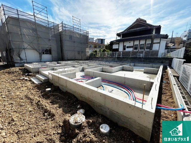 堺市中区深阪　第4期　新築一戸建ての外観|現在建築中！落ち着いた街並みで新生活を始めることが出来そう！周辺の物件も併せてご紹介させて頂きます！
