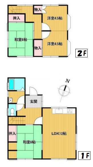 山武郡横芝光町木戸　中古戸建の間取り|図面と現況に相違がある場合、現況を優先致します。