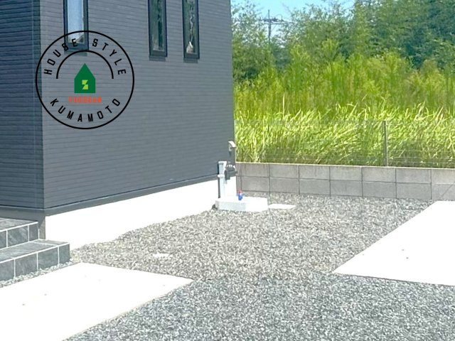 熊本市南区城南町碇第4-1棟（4号棟）の外観：施工例|将来的にウッドデッキなど施工して、素敵なバルコニースペースを活用できます。