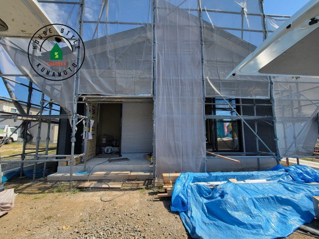 熊本市南区城南町碇第4-1棟（4号棟）の外観|デザイン性のある外観です。