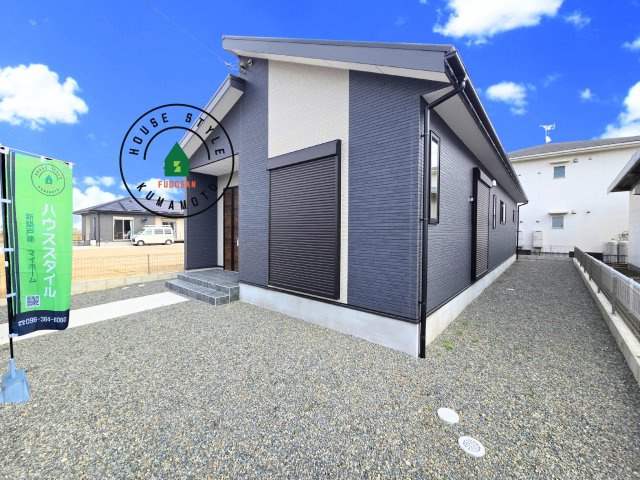 熊本市南区城南町碇第4-1棟（4号棟）の外観|デザイン性のある外観です。