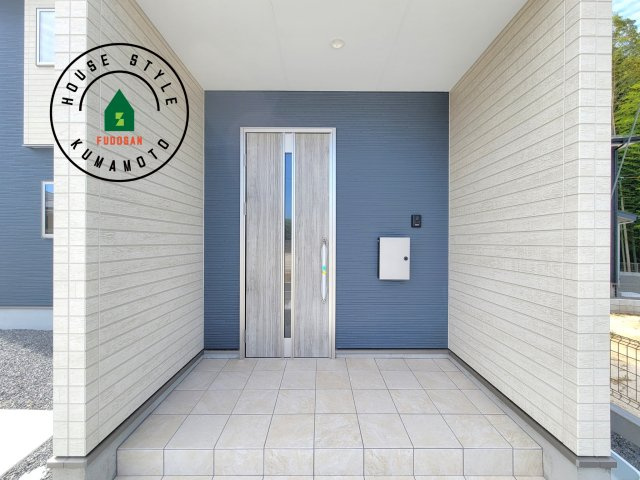 熊本市南区城南町碇第4-1棟（4号棟）の外観：施工例|おでかけの時も帰った時も、「我が家」を最初に感じでもらえる素敵な空間に。