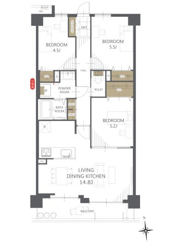 【間取り】和白ガーデンハウス 