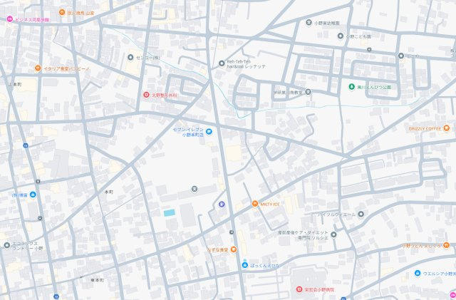 小野市本町　新築一戸建ての地図