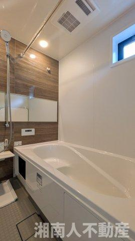 藤沢市鵠沼海岸６丁目４２５７－３新築戸建ての浴室|お風呂で日々の疲れを落としましょう