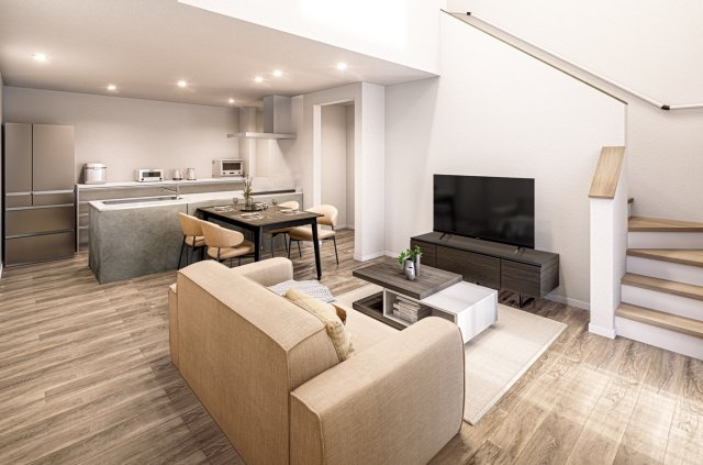 駿河区みずほ２丁目１期全２棟の独立洗面台|２階の独立洗面台