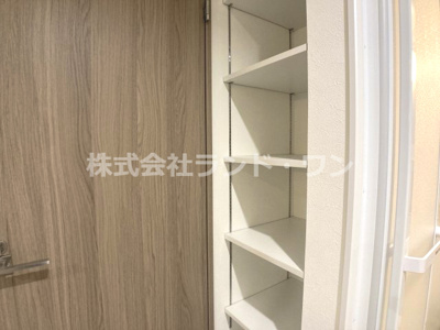 【収納】 | コスモ・ザ・パークス清瀬の森 | 洗面室にある収納
