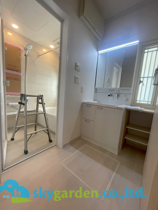 茅ヶ崎市高田4丁目　中古戸建の脱衣所