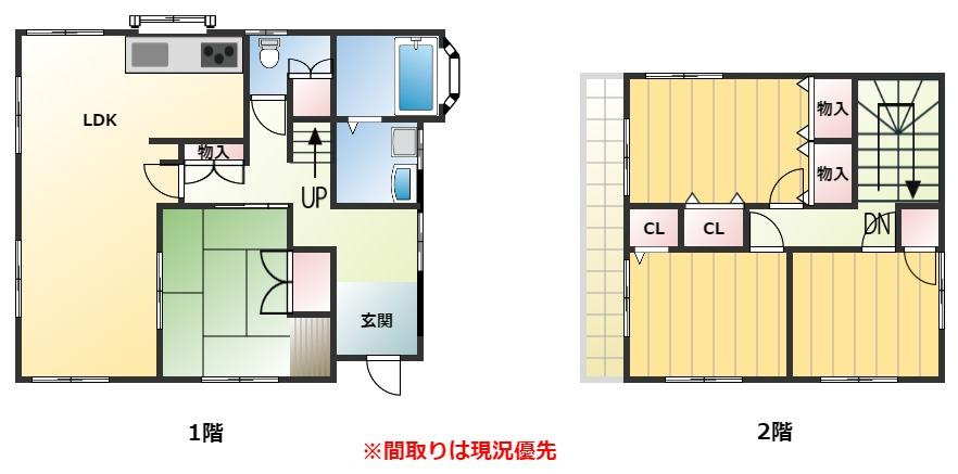 久里天園売家の間取り