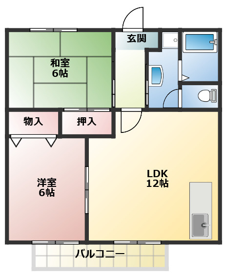 ボヌールの間取り