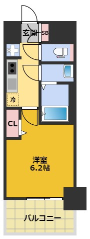 【間取り】 | プレサンス太閤通ファシール | 間取りです。