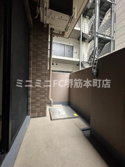 リーガル南船場のバルコニー