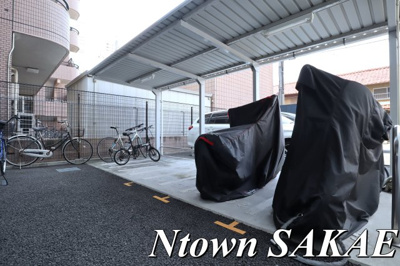【その他共用部分】 | プレサンスNAGOYA本陣 | オートバイ駐輪場です