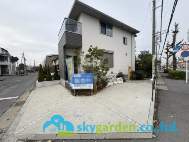 茅ヶ崎市萩園　未入居戸建の外観