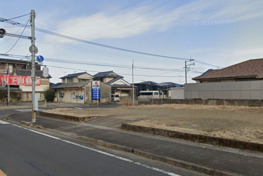 都城市上東町の売地の外観