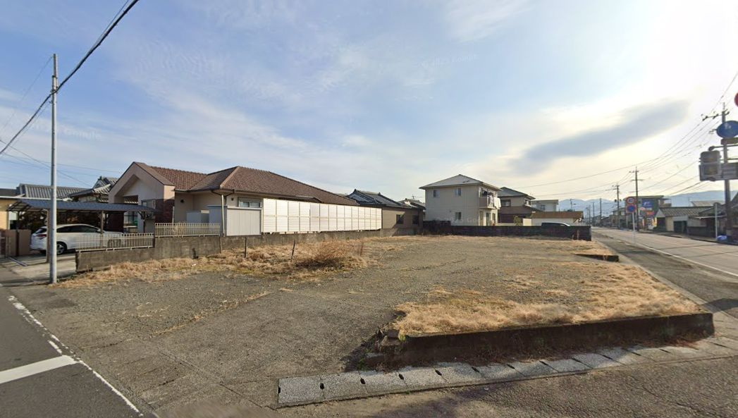 都城市上東町の売地の外観