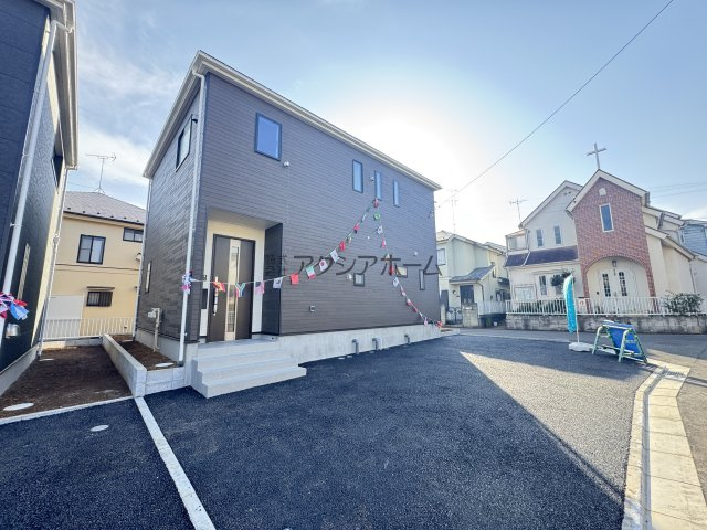入間市新光・全2棟　新築一戸建　1号棟　～北西角地～の外観|【全2棟・1号棟】
建物完成致しました!!是非この機会にご見学下さいませ。