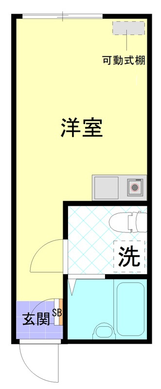 フォンテーヌ根岸の間取り|間取りです。