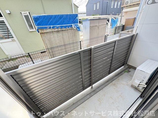ラフィーナー松戸のバルコニー