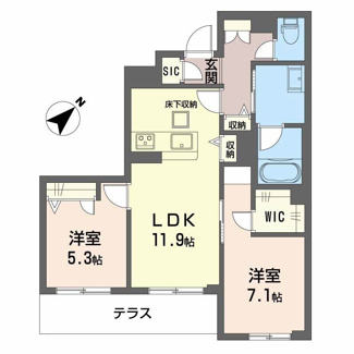 【間取り】 | メゾン　ド　ルクス