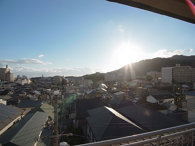 クイーンズハイツ名倉の展望|遮るものが無く気持ちの良い眺望です