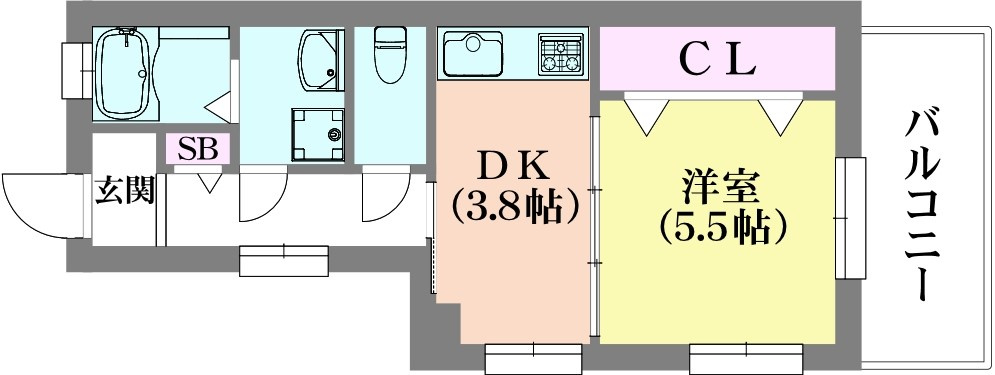 クイーンズハイツ名倉の間取り