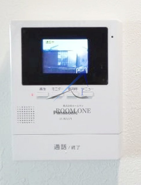 ハーミットクラブハウス霞ヶ丘のセキュリティ|モニター付きインターホンです。
