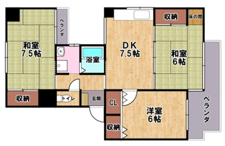 【間取り】 | アーバンハイツ