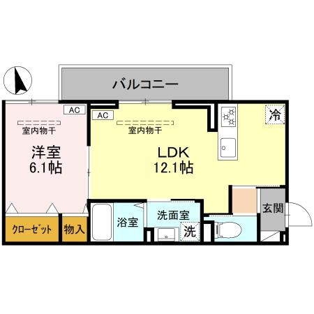 オペラハウス小舞木の間取り