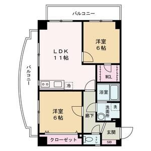 アルコ・ラ・カーサ佃町の間取り