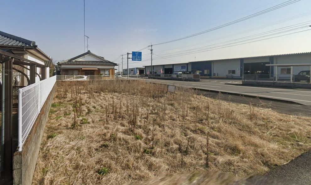 都城市上長飯町の売地の外観