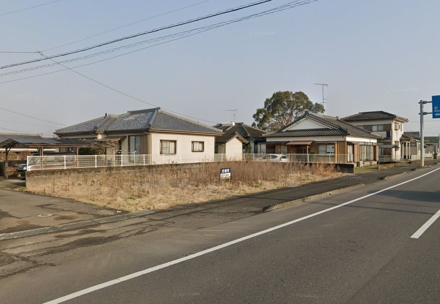 都城市上長飯町の売地の外観