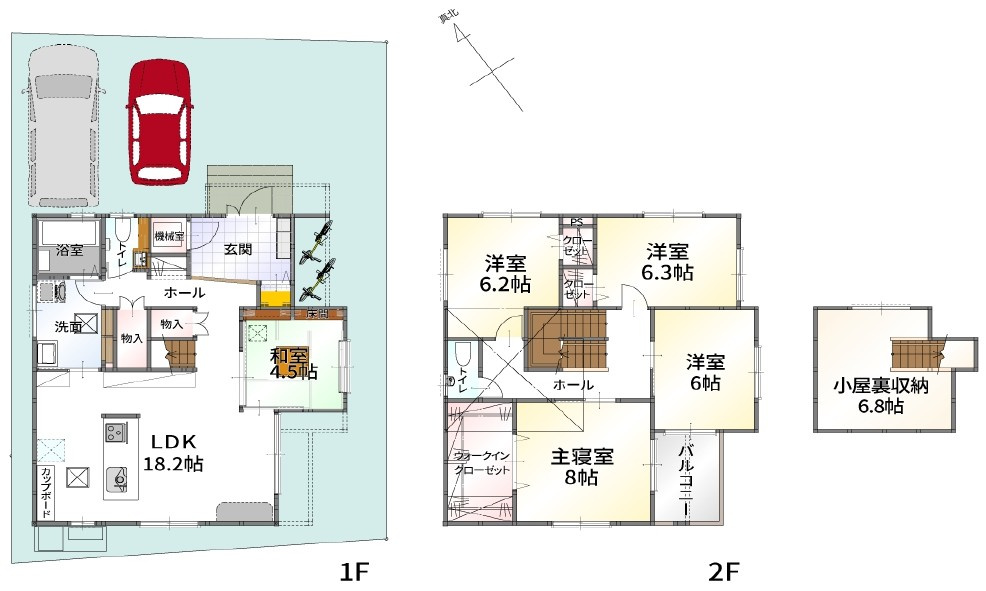 草津市西渋川2丁目23号地　新築戸建て