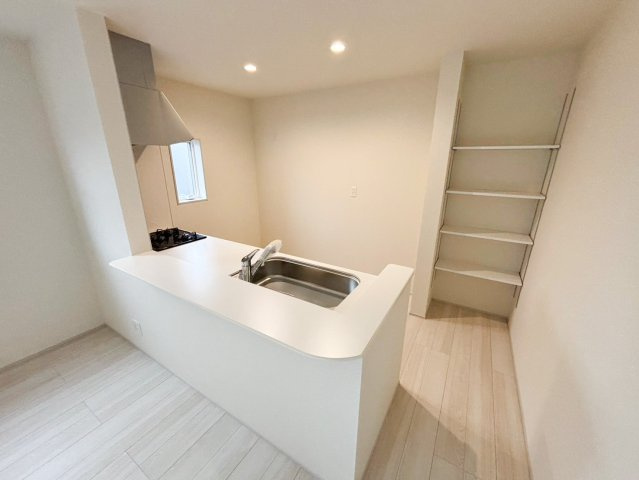 三郷市　幸房　新築戸建　全1棟の居間・リビング|施工例です