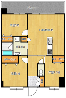 【間取り】 | アレイール首里テラスヴュー