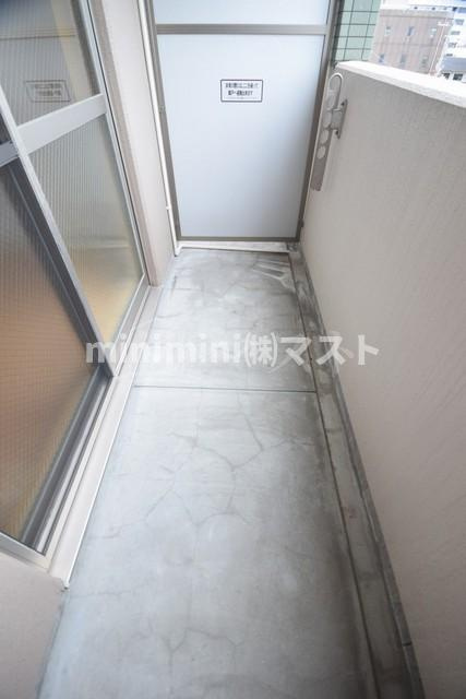 サムティ阿波座Lussoのバルコニー