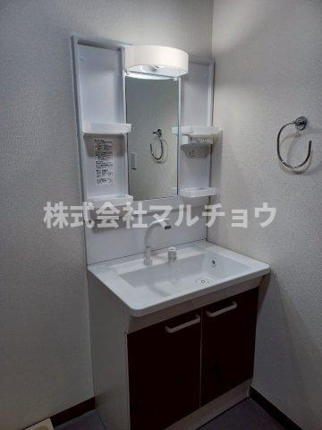 大和マンションの洗面所|スペースが確保できる洗面所です