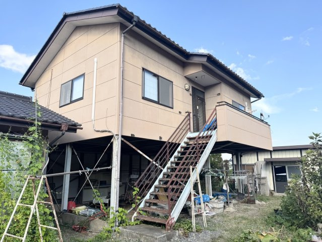 旅館としても福祉施設としても良し！今ならお得！栃木県さくら市葛城テナント募集！の外観パース|中庭には住居があります