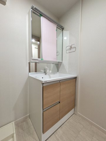 ヴィラ大雅B棟の洗面所