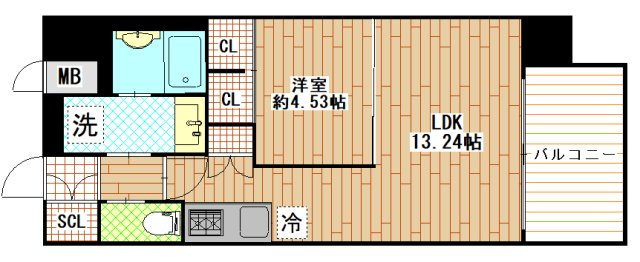プレジオ永和ASIANの間取り