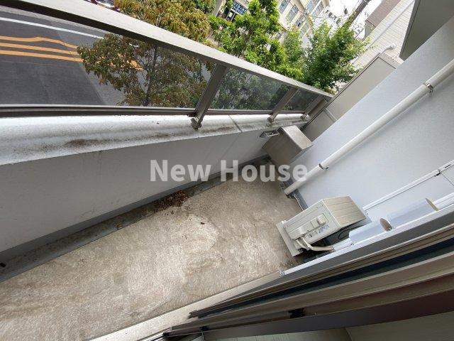 ルミーク本町ウェストのバルコニー