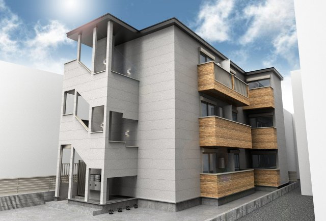 エテルノヴァローレ船橋の外観パース