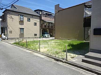 旭2丁目の前面道路含む現地写真