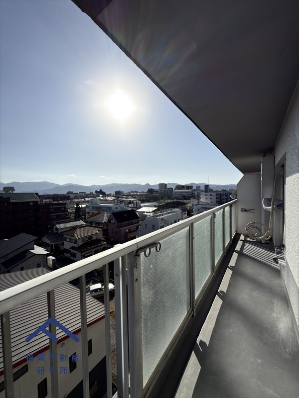 日商岩井福陵マンションのバルコニー